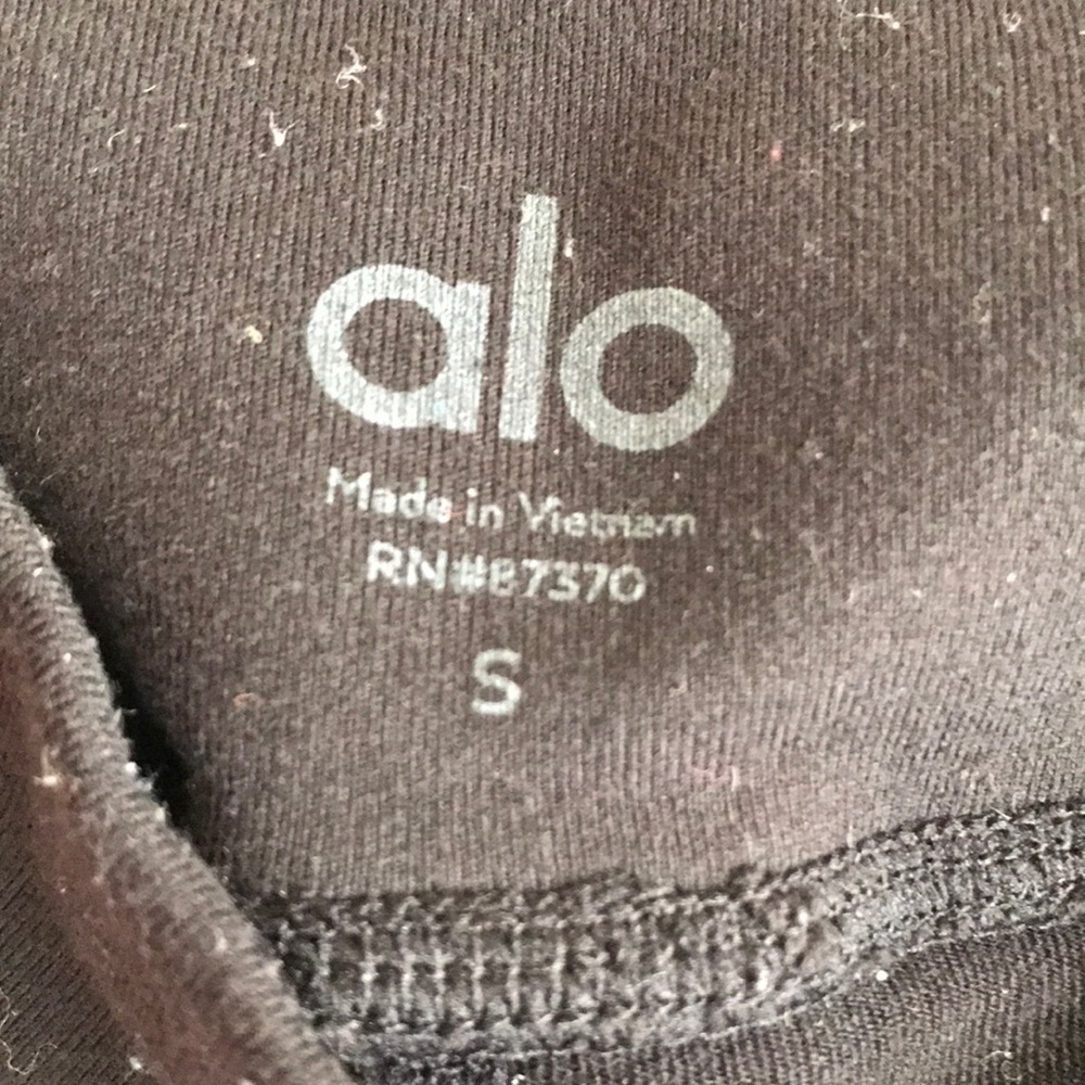 ALO YOGA Black Moto Leggings Size Small - Picture 4 of 12